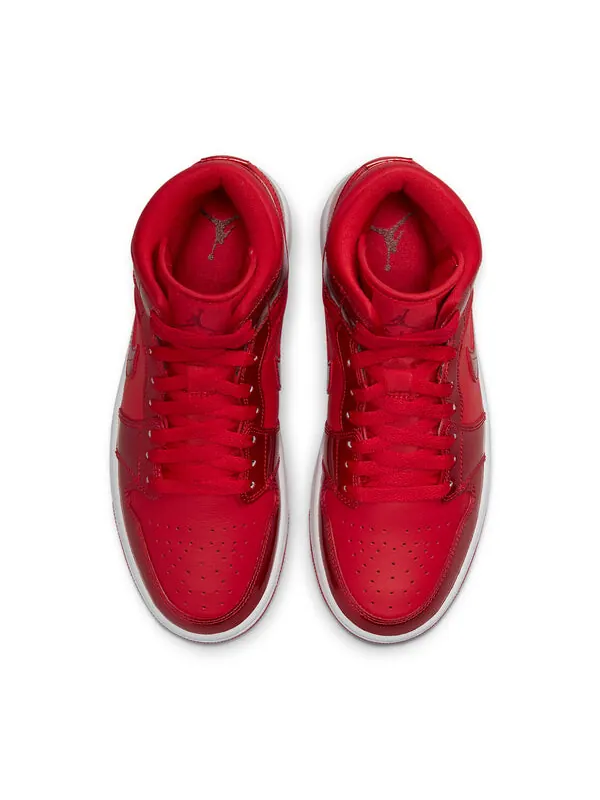 Кроссовки 1 средний размер Air Jordan — изображение 4 из 4, красный//белый