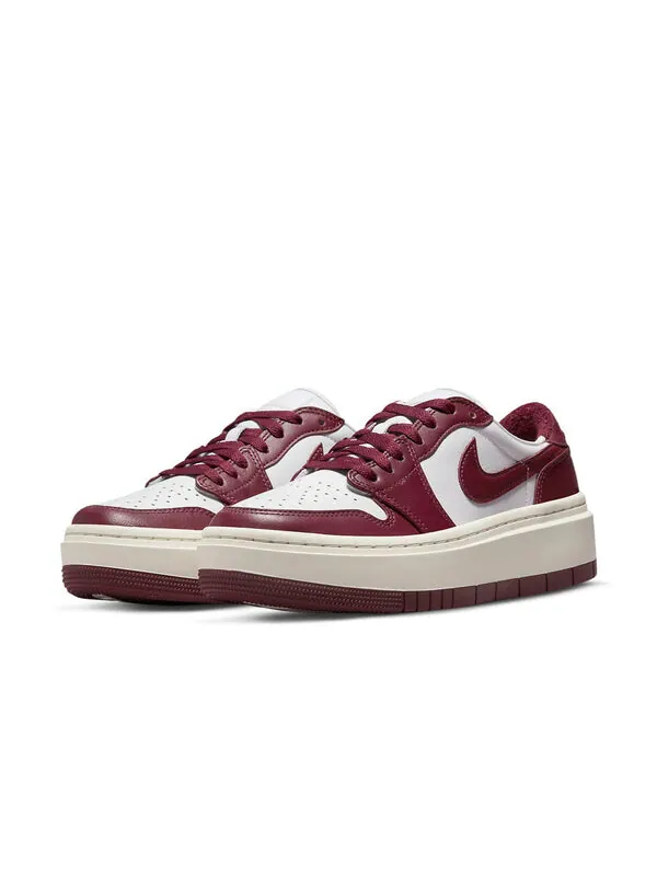 Кроссовки 1 Elevate Low Air Jordan — изображение 3 из 4, белый/винный красный