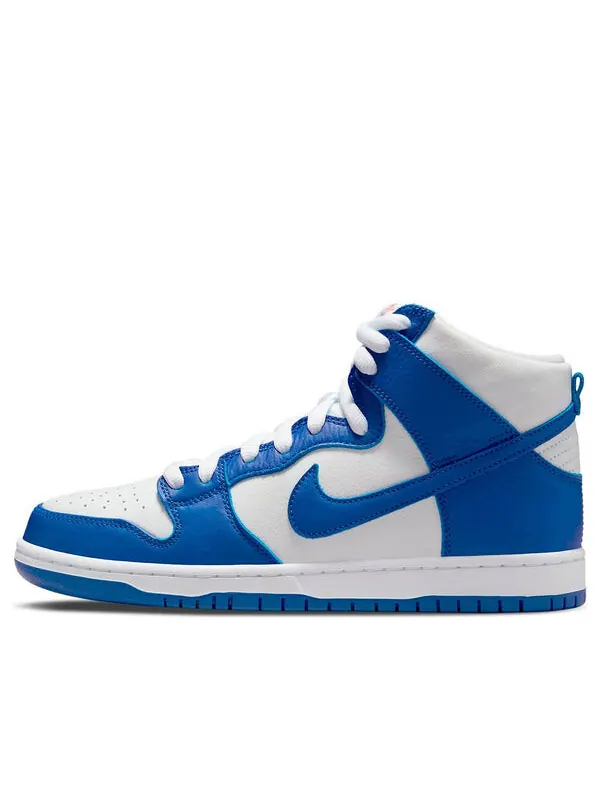 Кроссовки dunk high pro iso sb Nike — изображение 1 из 4, синий/белый/оранжевый