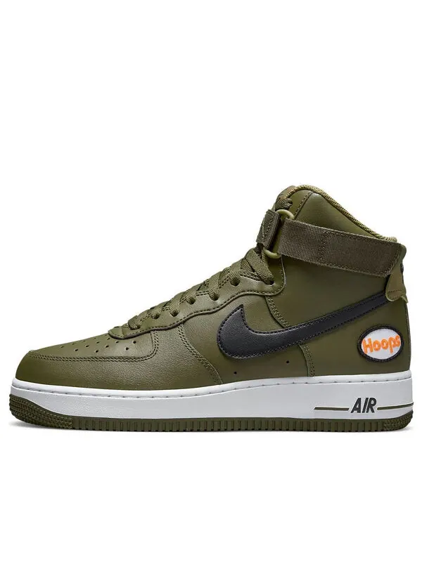 Кроссовки air force 1 high '07 lv8 'hoops pack - rough green' Nike — изображение 1 из 4, зеленый