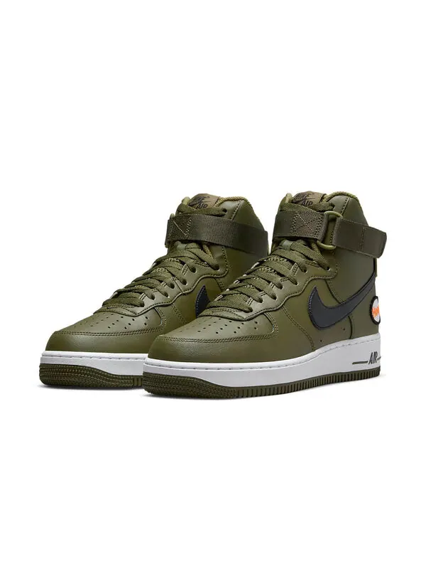 Кроссовки air force 1 high '07 lv8 'hoops pack - rough green' Nike — изображение 3 из 4, зеленый