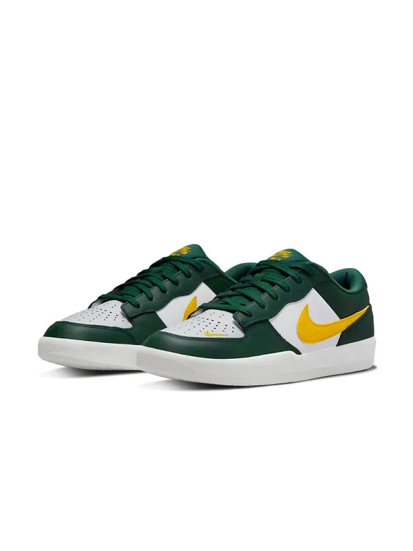 Кроссовки force 58 sb premium 'gorge green tour yellow' Nike — изображение 3 из 4, зеленый/белый/желтый