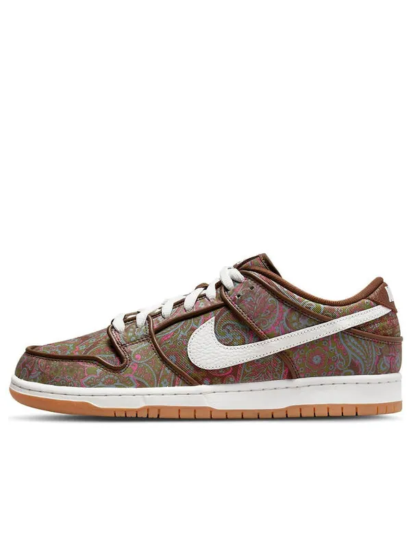 Кроссовки dunk low pro premium sb Nike — изображение 1 из 4, коричневый/белый