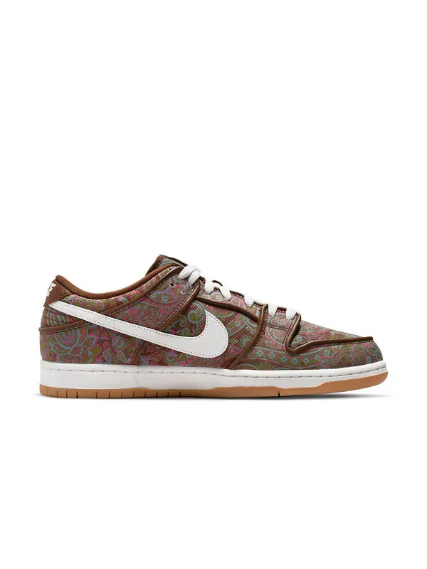 Кроссовки dunk low pro premium sb Nike — изображение 2 из 4, коричневый/белый