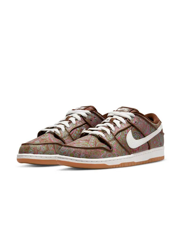 Кроссовки dunk low pro premium sb Nike — изображение 3 из 4, коричневый/белый
