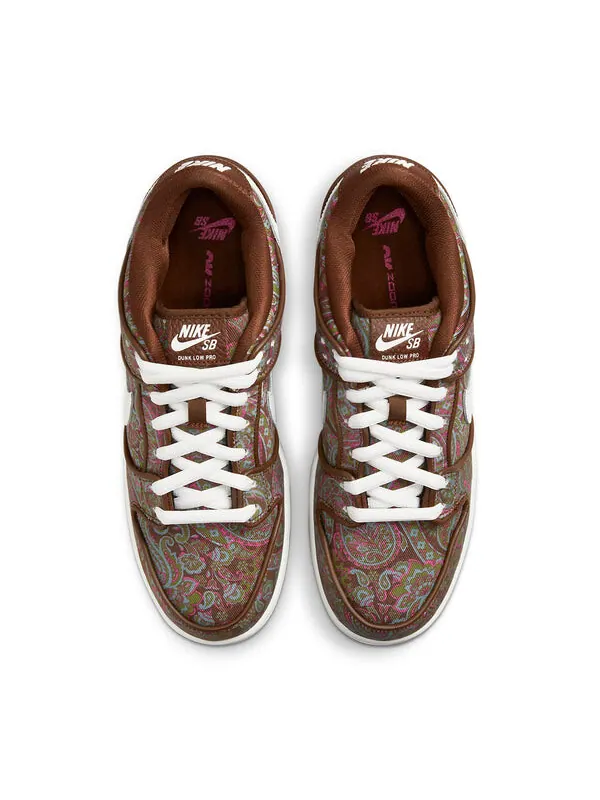 Кроссовки dunk low pro premium sb Nike — изображение 4 из 4, коричневый/белый