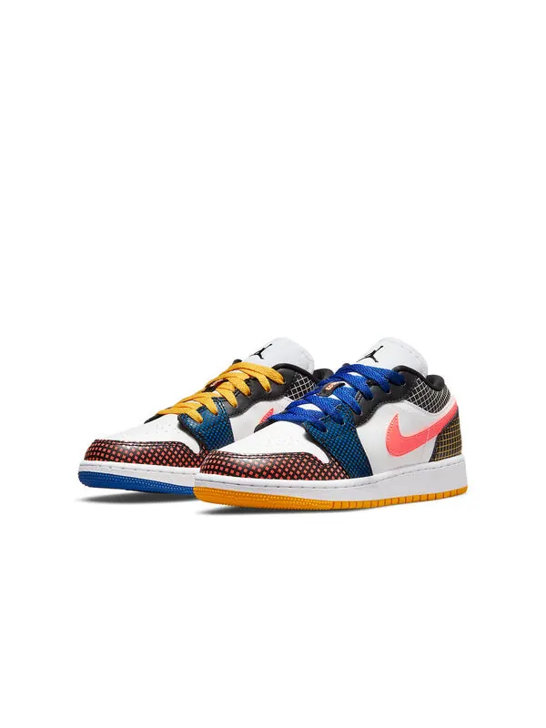 Кроссовки Air Jordan 1 Low MMD — изображение 3 из 4, белый/яркий/черный