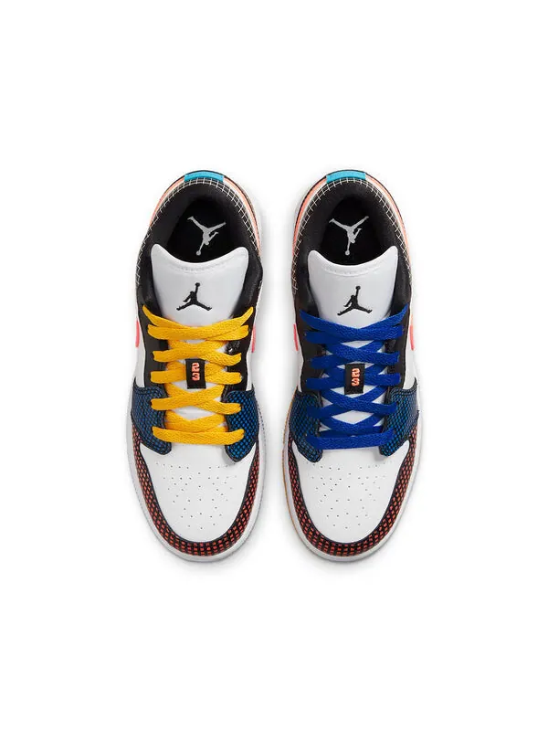 Кроссовки Air Jordan 1 Low MMD — изображение 4 из 4, белый/яркий/черный