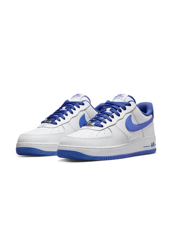 Кроссовки air force 1 '07 'white medium blue' Nike — изображение 3 из 4, белый/синий