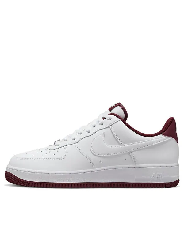 Кроссовки air force 1 '07 'white dark beetroot' Nike — изображение 1 из 4, белый/винный красный