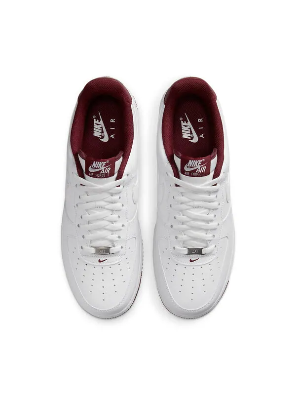 Кроссовки air force 1 '07 'white dark beetroot' Nike — изображение 4 из 4, белый/винный красный