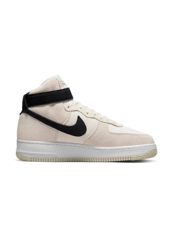 Кроссовки air force 1 high '07 lx 'light orewood brown off noir' Nike — изображение 2 из 4, кремовый белый