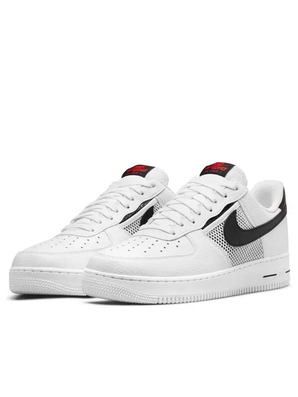 Кроссовки air force 1 low '07 lv8 'white black' Nike — изображение 3 из 4, белый/черный