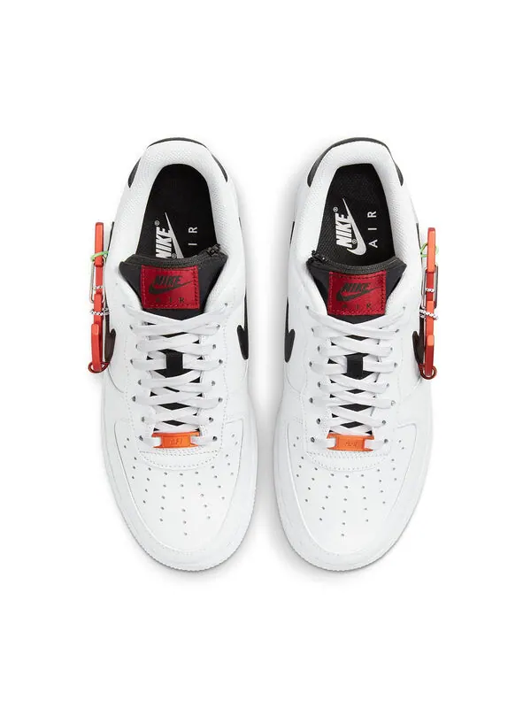 Кроссовки air force 1 '07 premium 'carabiner - white habanero red' Nike — изображение 4 из 4, белый/черный/красный