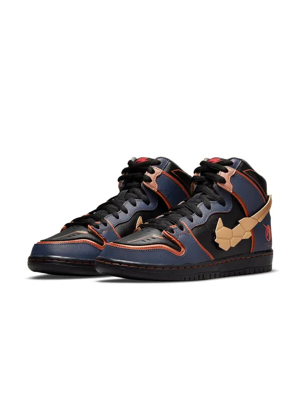 Кроссовки x gundam sb dunk высокие Nike — изображение 3 из 4, черный