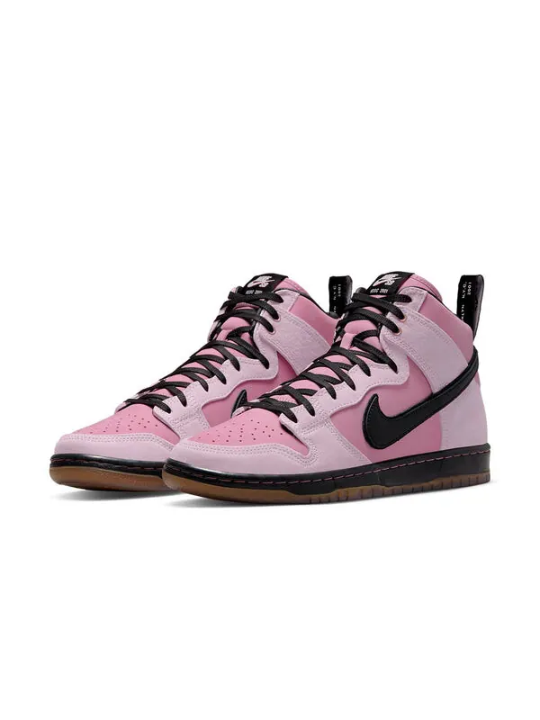 Кроссовки x kcdc sb dunk высокие Nike — изображение 3 из 4, розовый/черный