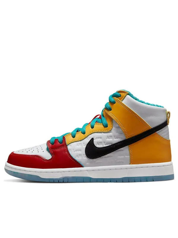 Кроссовки x froskate sb dunk высокие Nike — изображение 1 из 4, белый/черный/красный