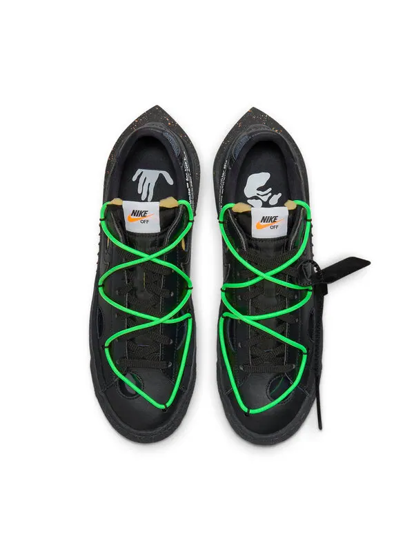 Кроссовки x блейзер низкий Nike — изображение 4 из 4, черный/зеленый