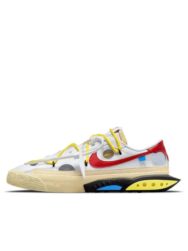 Кроссовки x блейзер низкий Nike — изображение 1 из 4, белый/красный