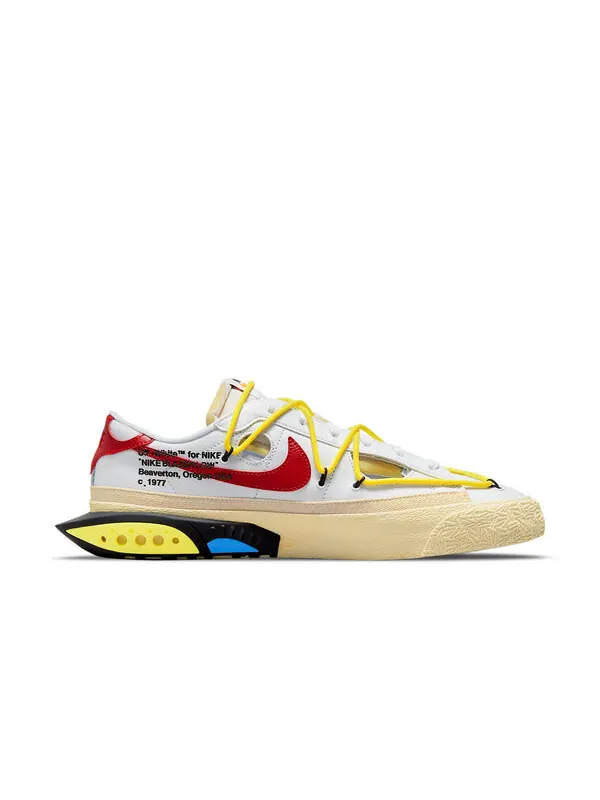 Кроссовки x блейзер низкий Nike — изображение 2 из 4, белый/красный