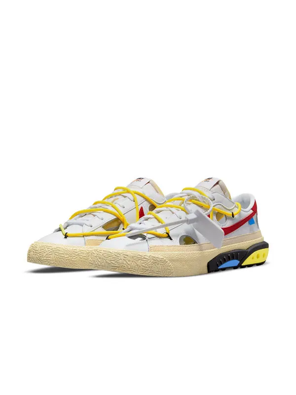 Кроссовки x блейзер низкий Nike — изображение 3 из 4, белый/красный