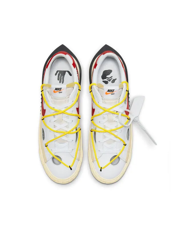 Кроссовки x блейзер низкий Nike — изображение 4 из 4, белый/красный