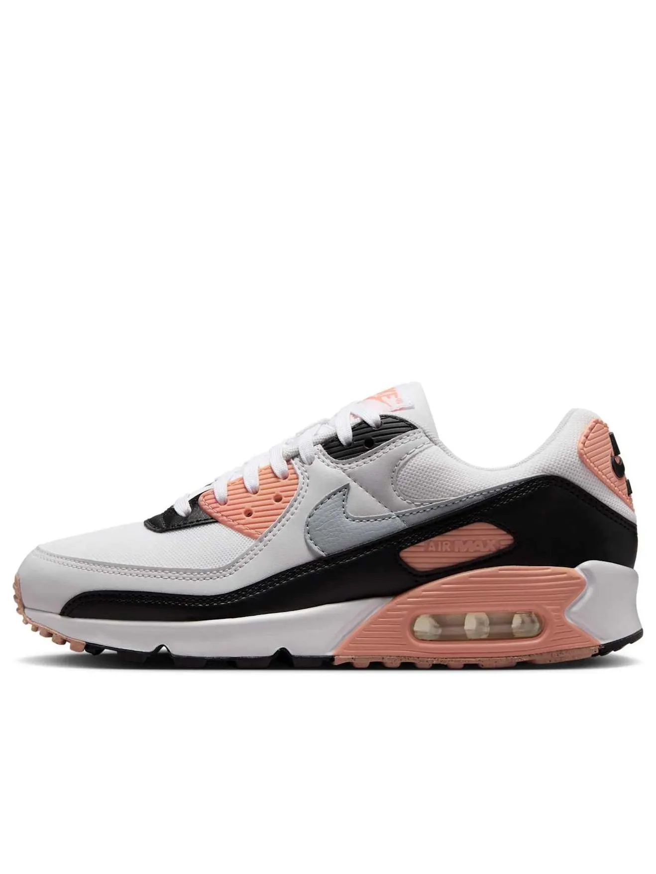 Кроссовки (WMNS) Nike Air Max 90 'White Black Photon Dust' — изображение 1 из 6, белый