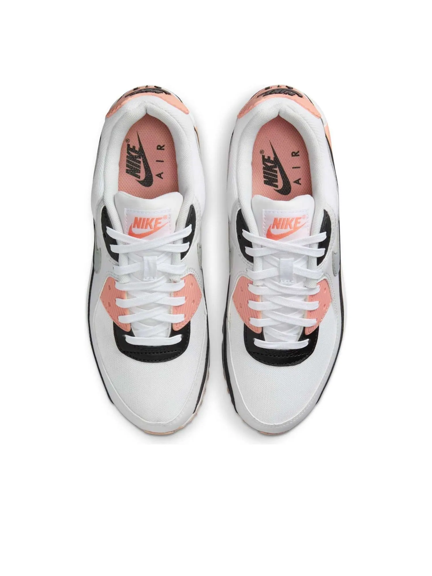 Кроссовки (WMNS) Nike Air Max 90 'White Black Photon Dust' — изображение 2 из 6, белый