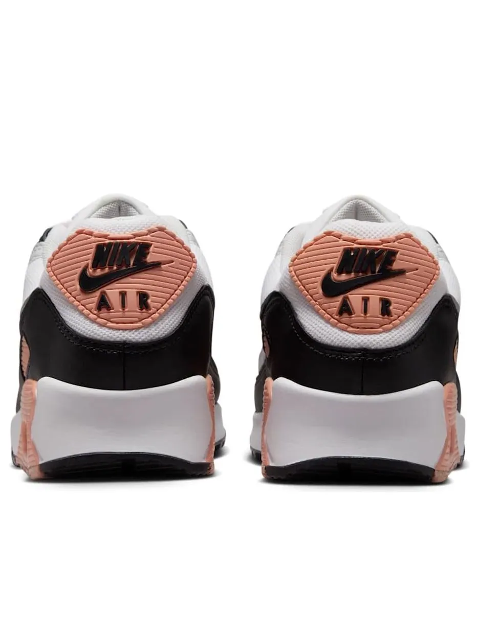 Кроссовки (WMNS) Nike Air Max 90 'White Black Photon Dust' — изображение 3 из 6, белый