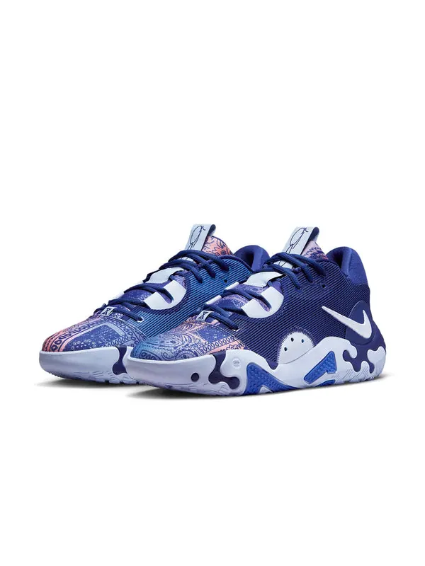 Кроссовки pg 6 ep 'blue paisley' Nike — изображение 3 из 4, синий/белый