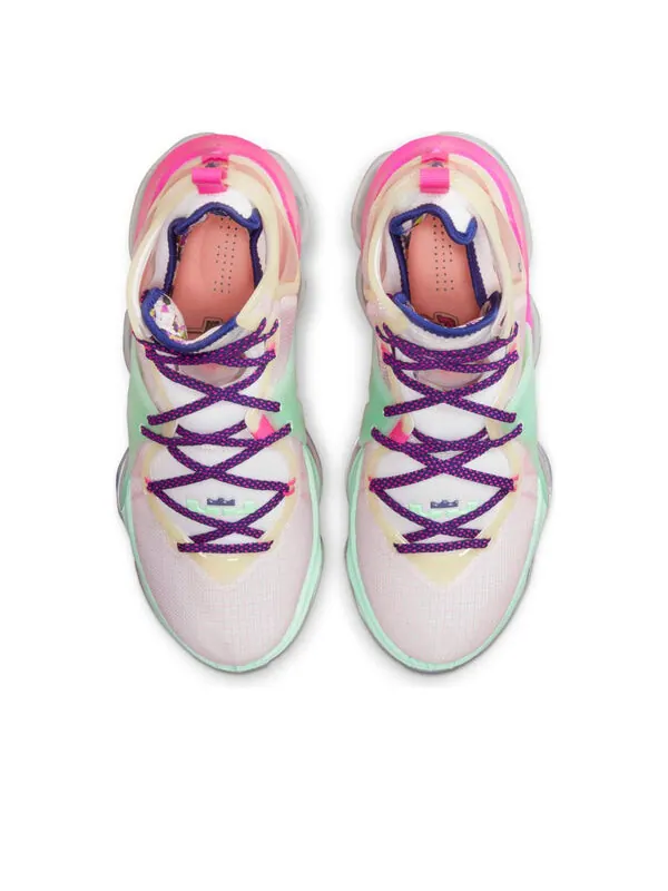 Кроссовки lebron 19 'valentine's day' Nike — изображение 4 из 4, белый/зеленый/розовый