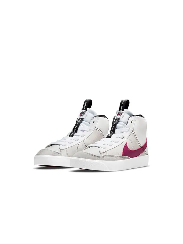 Кроссовки blazer mid '77 se 'dance - white rush maroon' Nike — изображение 3 из 4, белый//черный/белый