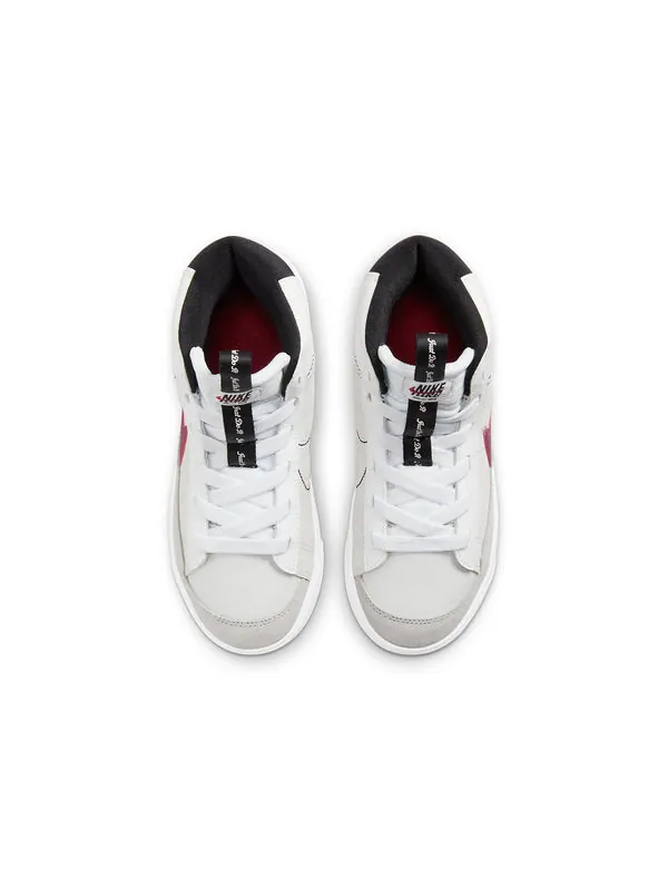 Кроссовки blazer mid '77 se 'dance - white rush maroon' Nike — изображение 4 из 4, белый//черный/белый