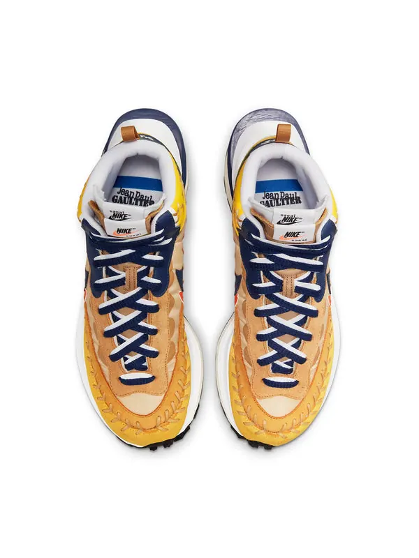 Кроссовки x sacai x jean paul gaultier vaporwaffle 'sesame' Nike — изображение 4 из 4, синий/белый