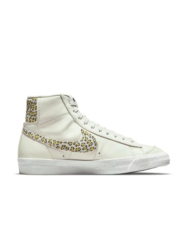 Кроссовки blazer mid lemon leopard' Nike — изображение 2 из 4, белый