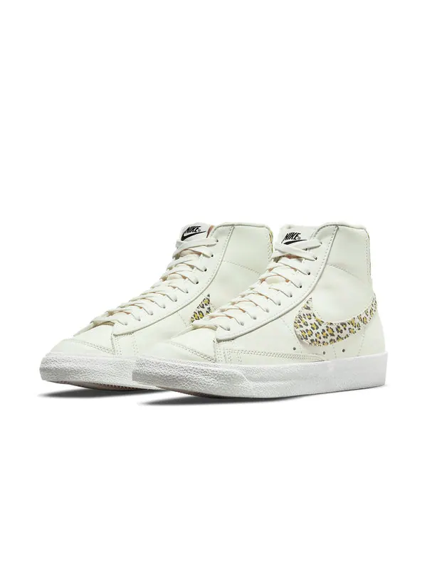 Кроссовки blazer mid lemon leopard' Nike — изображение 3 из 4, белый