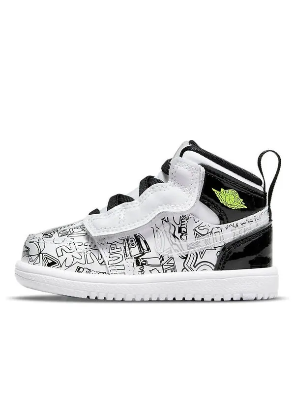 Кроссовки 1 средний alt se Air Jordan — изображение 1 из 4, белый/черный