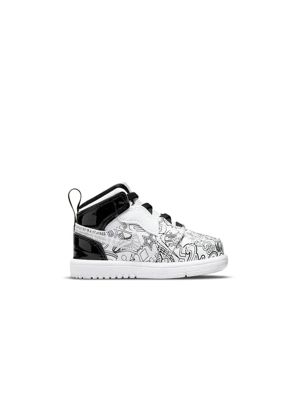 Кроссовки 1 средний alt se Air Jordan — изображение 2 из 4, белый/черный
