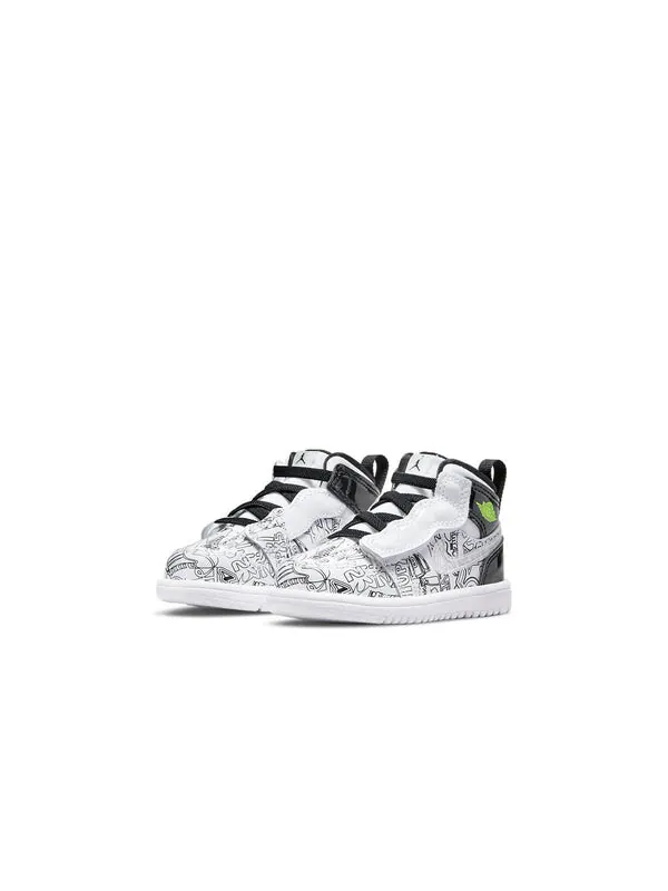 Кроссовки 1 средний alt se Air Jordan — изображение 3 из 4, белый/черный