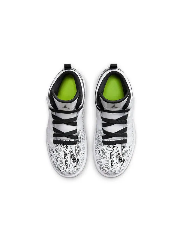 Кроссовки 1 средний alt se Air Jordan — изображение 4 из 4, белый/черный