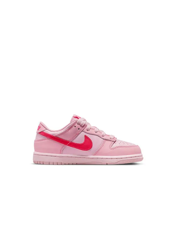 Кроссовки dunk low 'triple pink' Nike — изображение 2 из 4, розовый