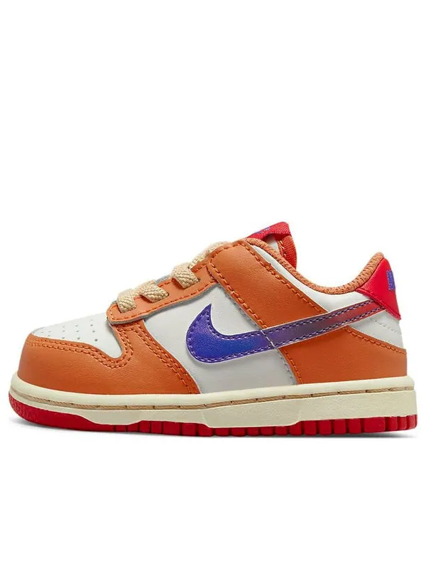 Кроссовки данк лоу Nike — изображение 1 из 4, оранжевый/белый