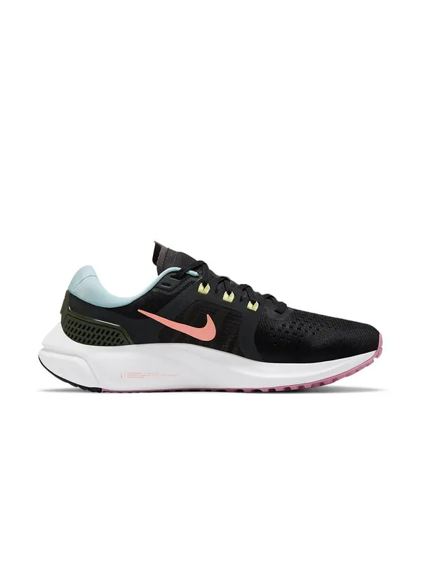 Кроссовки air zoom vomero 15 для черного розового зеленого Nike — изображение 2 из 4, черный/розовый/зеленый