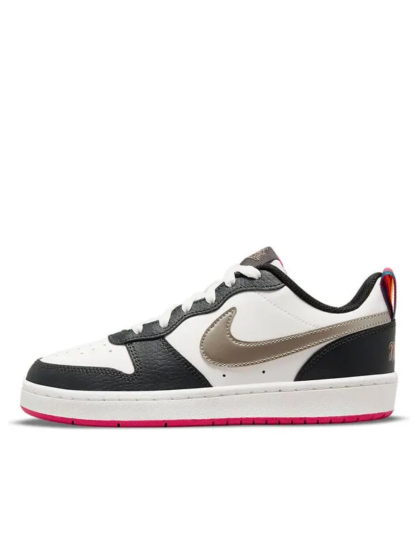 Кроссовки Court Borough Low 2 SE Nike — изображение 1 из 4, черный/белый/серебристый