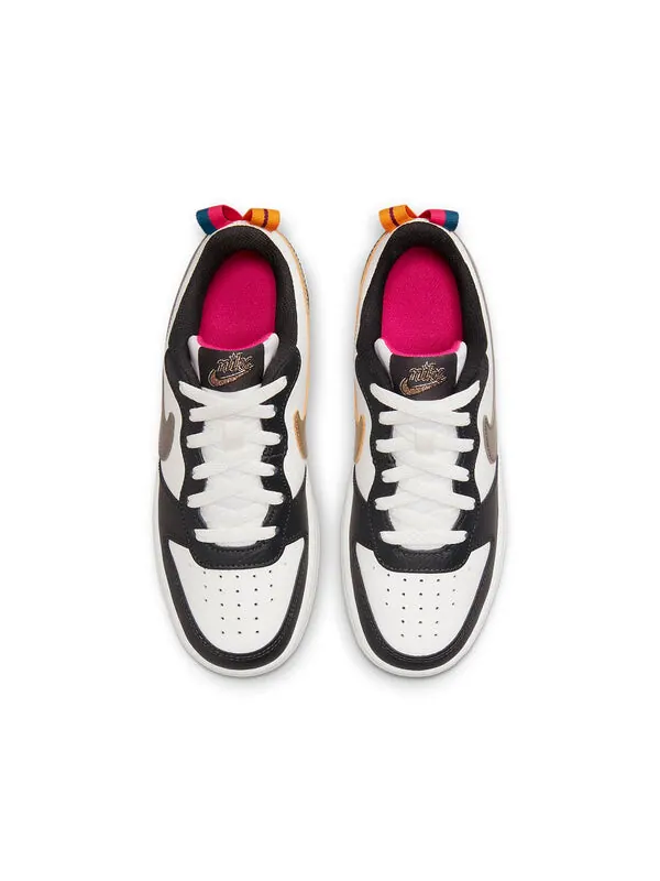 Кроссовки Court Borough Low 2 SE Nike — изображение 4 из 4, черный/белый/серебристый