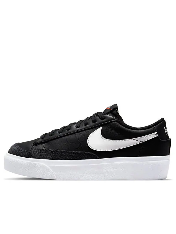 Кроссовки блейзер низкая платформа Nike — изображение 1 из 4, черный/белый