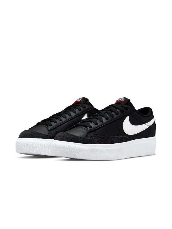 Кроссовки блейзер низкая платформа Nike — изображение 3 из 4, черный/белый