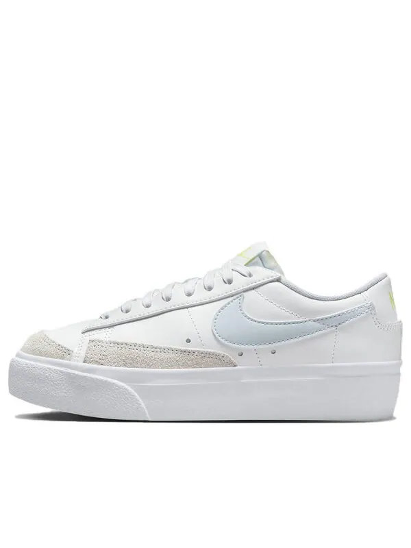 Кроссовки блейзер низкая платформа Nike — изображение 1 из 4, белый/светлый/синий