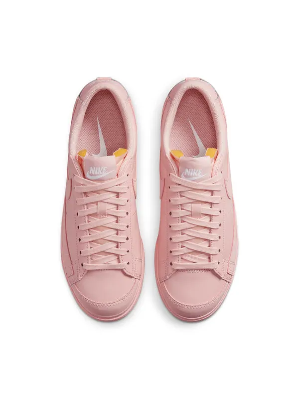 Кроссовки блейзер низкая платформа Nike — изображение 4 из 4, розовый