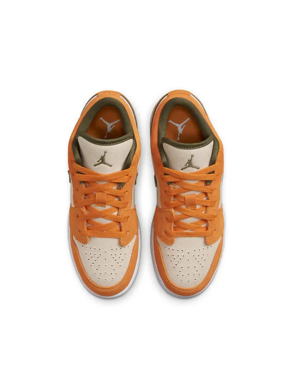 Кроссовки 1 low se Air Jordan — изображение 4 из 4, кремовый/оранжевый
